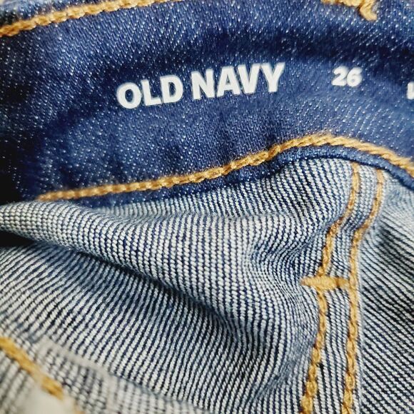 Old Navy High Rise Wow Flare Jeans Size 26 - Picture 6 of 7